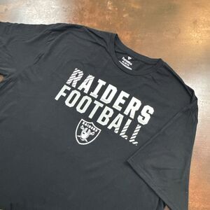 Las Vegas Raiders Fanatics NFL football Shirt 2XL black sportswear casual tshirt